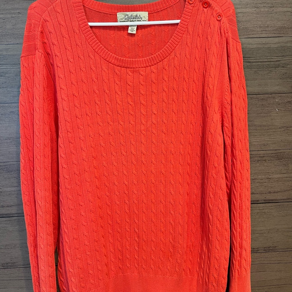Cabela’s Women's Orange Sweater